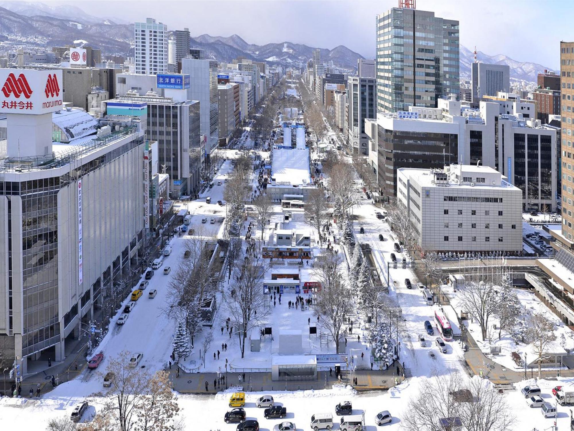 Lamp Light Books Hotel Sapporo Exterior foto